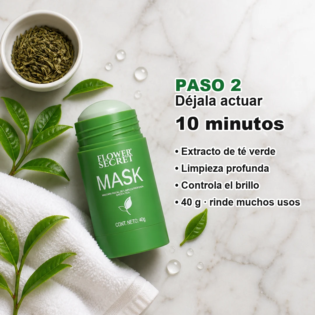 La mascarilla con hojas de té verde: 10 minutos de acción